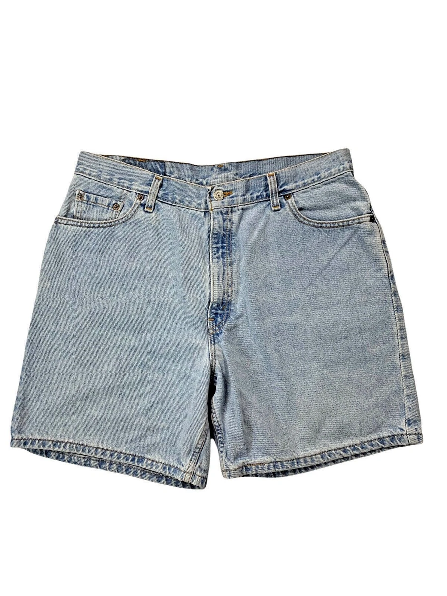 Relaxed fit jean shorts sale