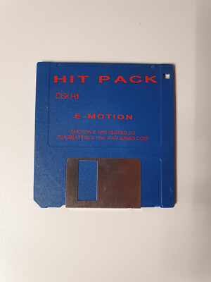 Atari ST Game E-Motion Hit Pack H1 Retro Floppy Disk 3.5'' 1986 1990