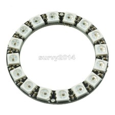 16-Bit RGB LED Ring WS2812 5050 RGB LED  Integrated Drivers For Arduino