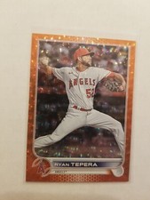 2022 Topps Update Ryan Tepera #US241 Orange Foil Parallel 30/299 LA Angels