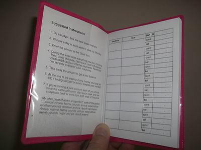 LBDC Spending Money Diary:Home Budgeting Finance System.