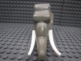 Lego Gray Elephant Adventurers Orient Expedition Parts Head 7414 Incomplete