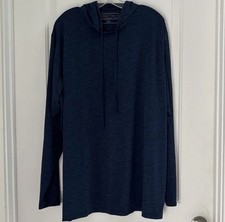 ANETIK Hooded Shirt Mens 3XL Navy Premium Performance UV Technology UFP30 