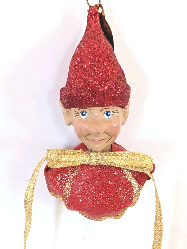 Vintage Katherine’s Collection 3.5" Jester Ornament Christmas 
