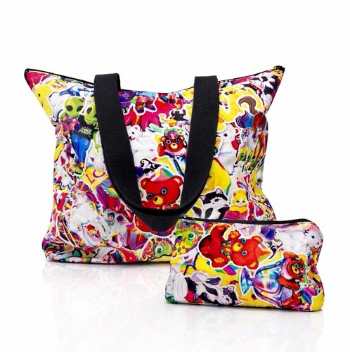 Zara Terez Multicolor Animal Print Tote Bag & Matching Zipper Pouch 