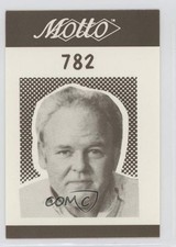 1987 Motto Game Cards Carroll O'Connor #782 0ps8