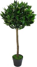 Artificial Bay Tree in Pot Outdoor Realistic Quality Laurel Large Topiary 3ft