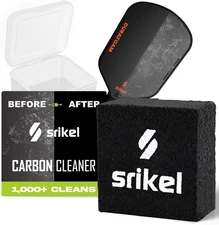 Pickleball – Paddle Cleaner Eraser with Carrying Storage Case, Premium Carbon 
