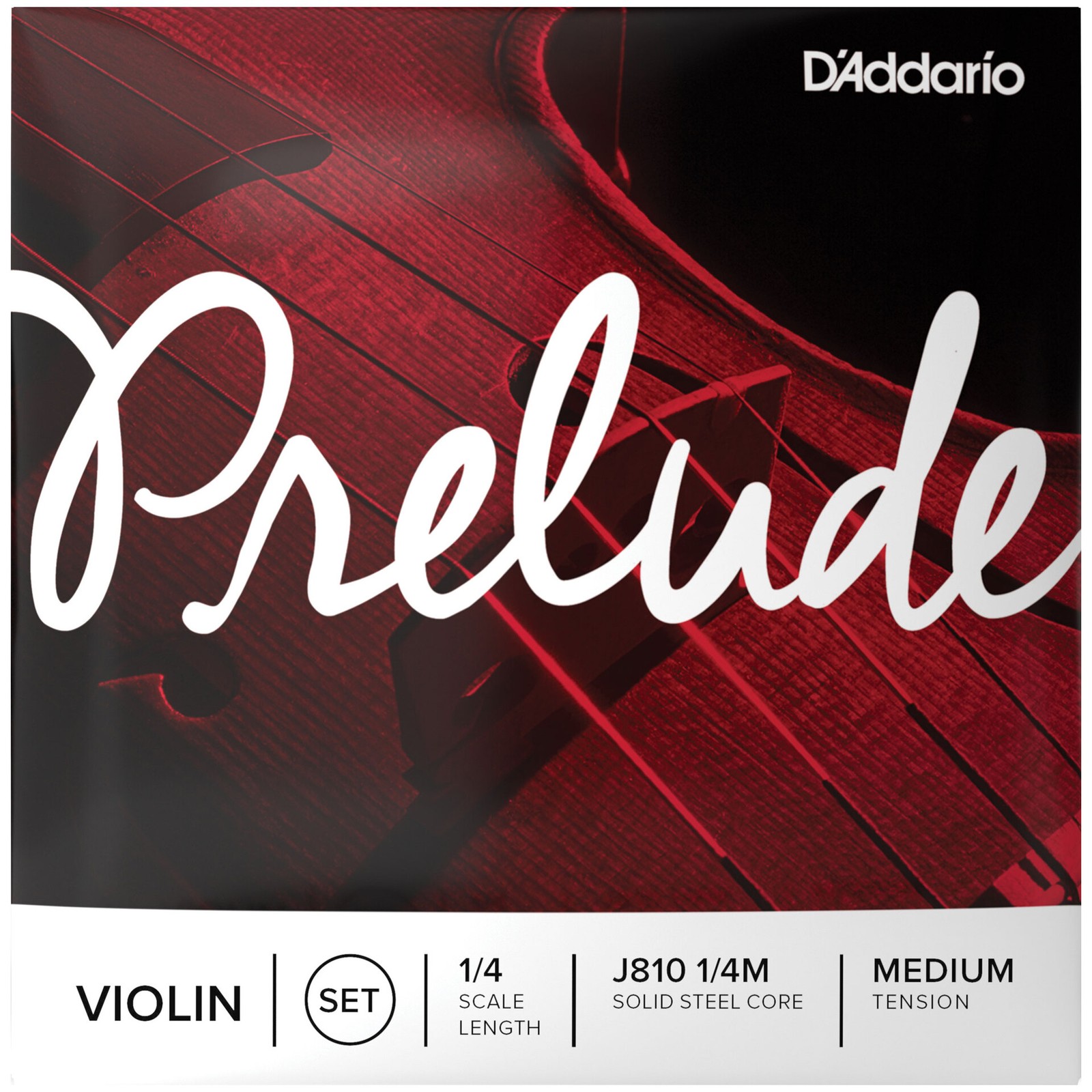 Saiten Streichinstr. D'Addario Prelude J810 1/4M für Streichinstrumente NEU