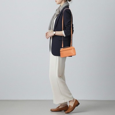 Loro Piana L19 Extra Pocket Orange Leather Pouch | eBay