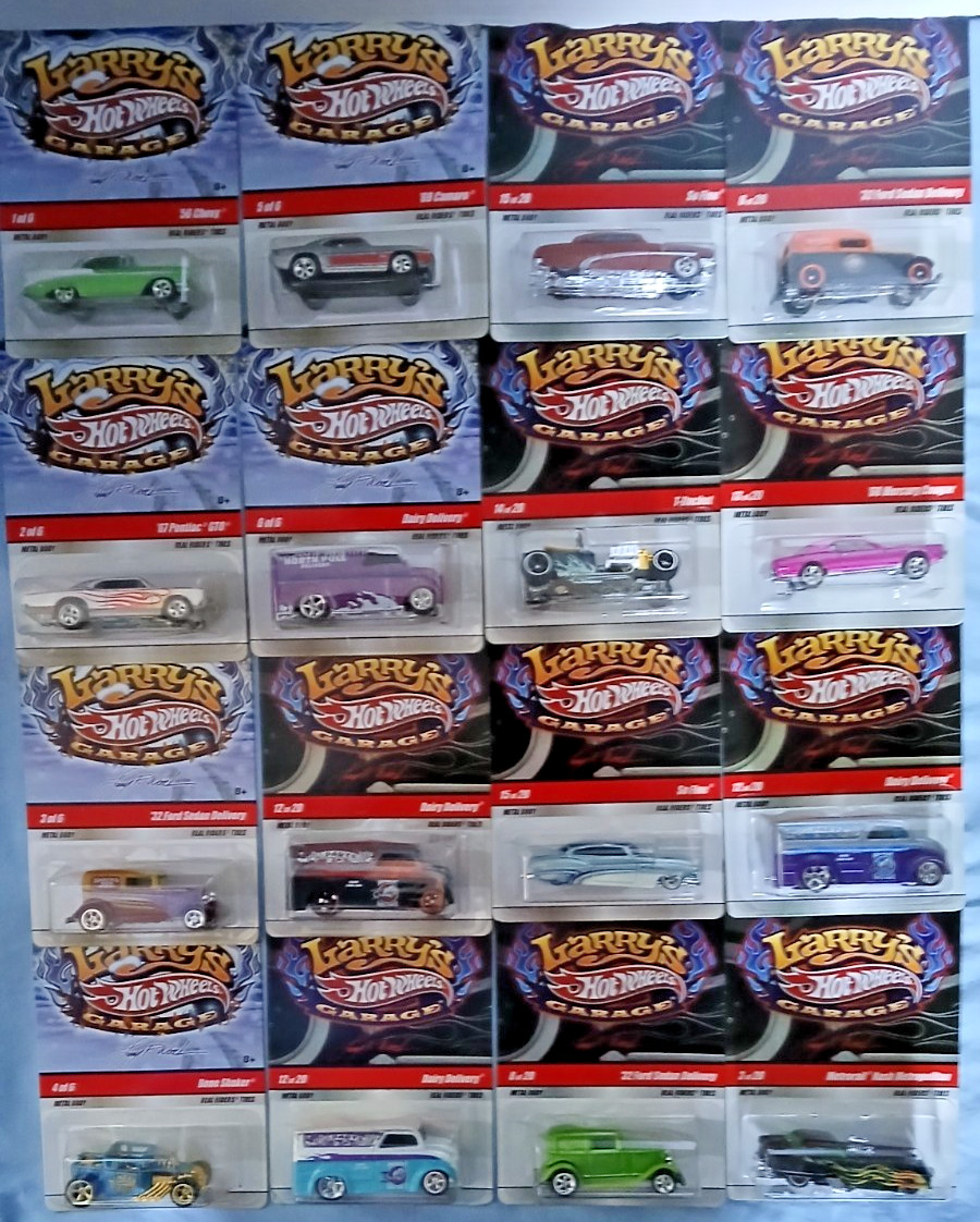 Hot Wheels Larry's Garage Signature Series. Various You Pick.
