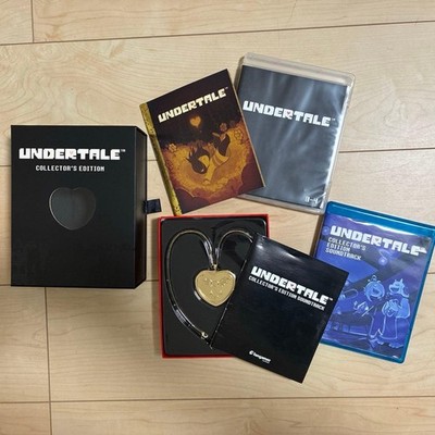 UNDERTALE Collector's Edition PC Spiel Disc Soundtrack Spieluhr Medaillon Japan