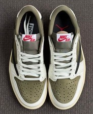 US Travis Scott x Jordan Air Jordan 1 Low OG "Medium Olive'' Men's Casual Shoes