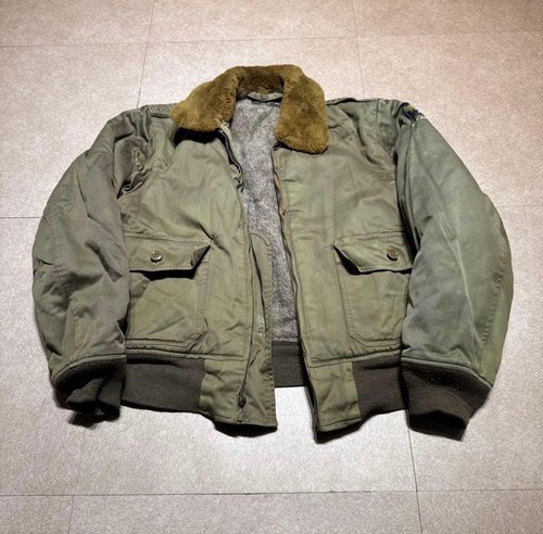 Buzz Rickson's, Buzz Rickson's B-10 Military Flight Jacket Khaki Used, 80s/90s American Vintage