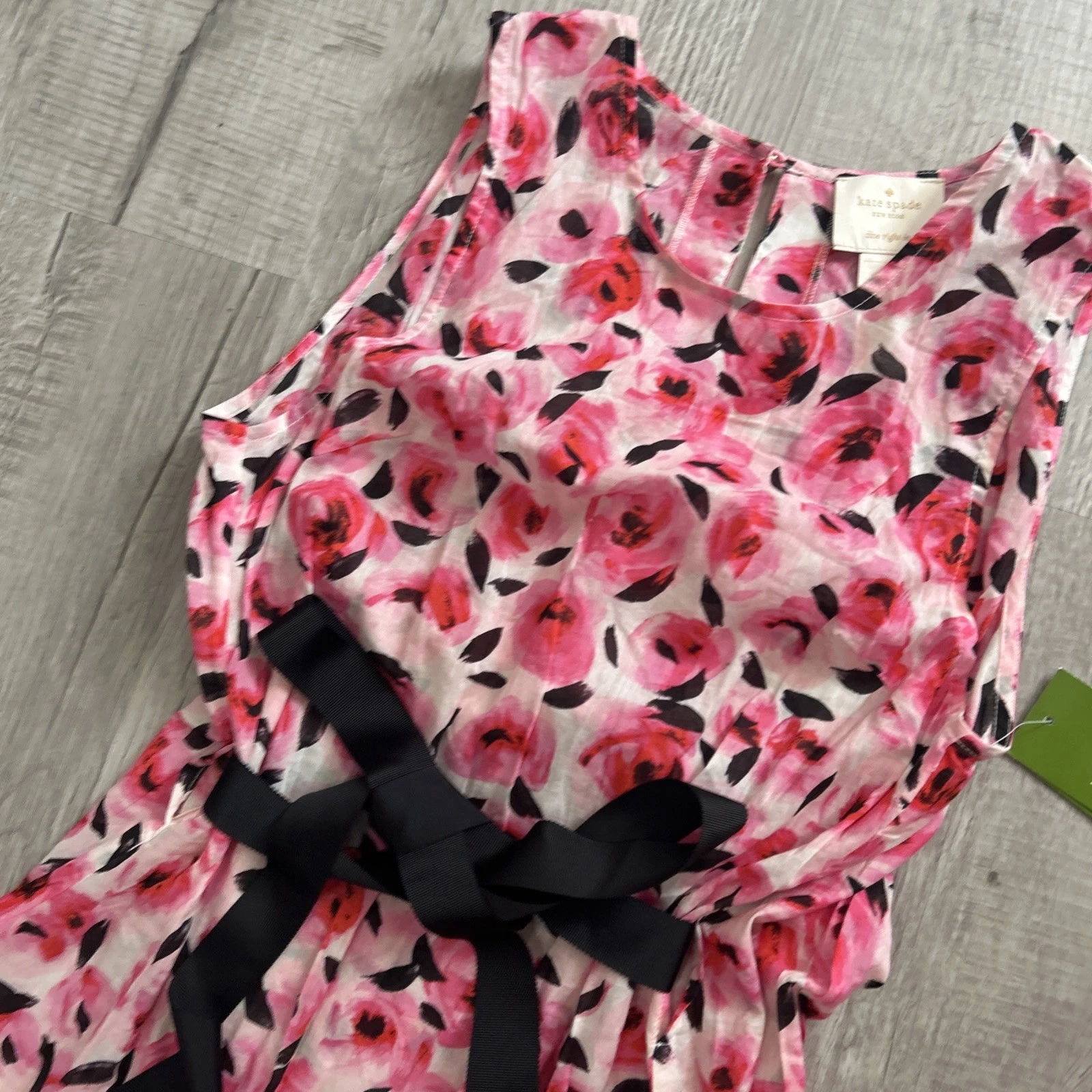 Kate Spade New York rosa Bay of Roses abito tubino donna piccolo copricostume da bagno