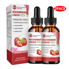 Premium Magnesium Liquid Drops,Magnesium Glycinate,Improve Sleep,Anxiety Relief 