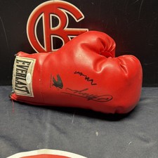 Muhammad Ali Joe Frazier Autographed Boxing Glove Signed JSA COA LOA