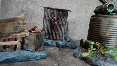 3pc Handmade Terrain Set TTRPG Warhammer 40000 40k Trench Grimdark D&D RPG