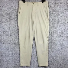 Lululemon Commission Mens Pants Size 34 Beige Golf Commuter Casual