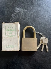 RYC Pad Lock Old Made In Japan