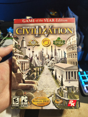 Sid Meier's Civilization IV Game of the Year Edition (PC, 2006) Complete