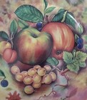 Set of 3, Email de Limoges, Fruit Pattern Plates, Italy, Fiorilli, Porcelain  — photo 4