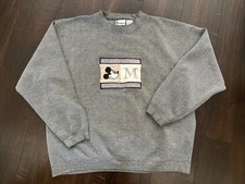 Vintage Y2K Walt Disney World Mickey Mouse Embroidered Sweatshirt XL Oversized
