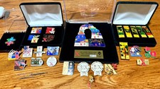 2002 Winter Olympics Pin Collection (32 Pins)