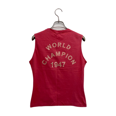 Dior J'Adore Pink Tank Top Cotton Galliano Vintage Y2K Logo