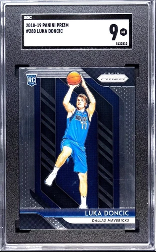 2018-19 Panini Prizm #280 Luka Doncic RC Rookie SGC 9 MINT