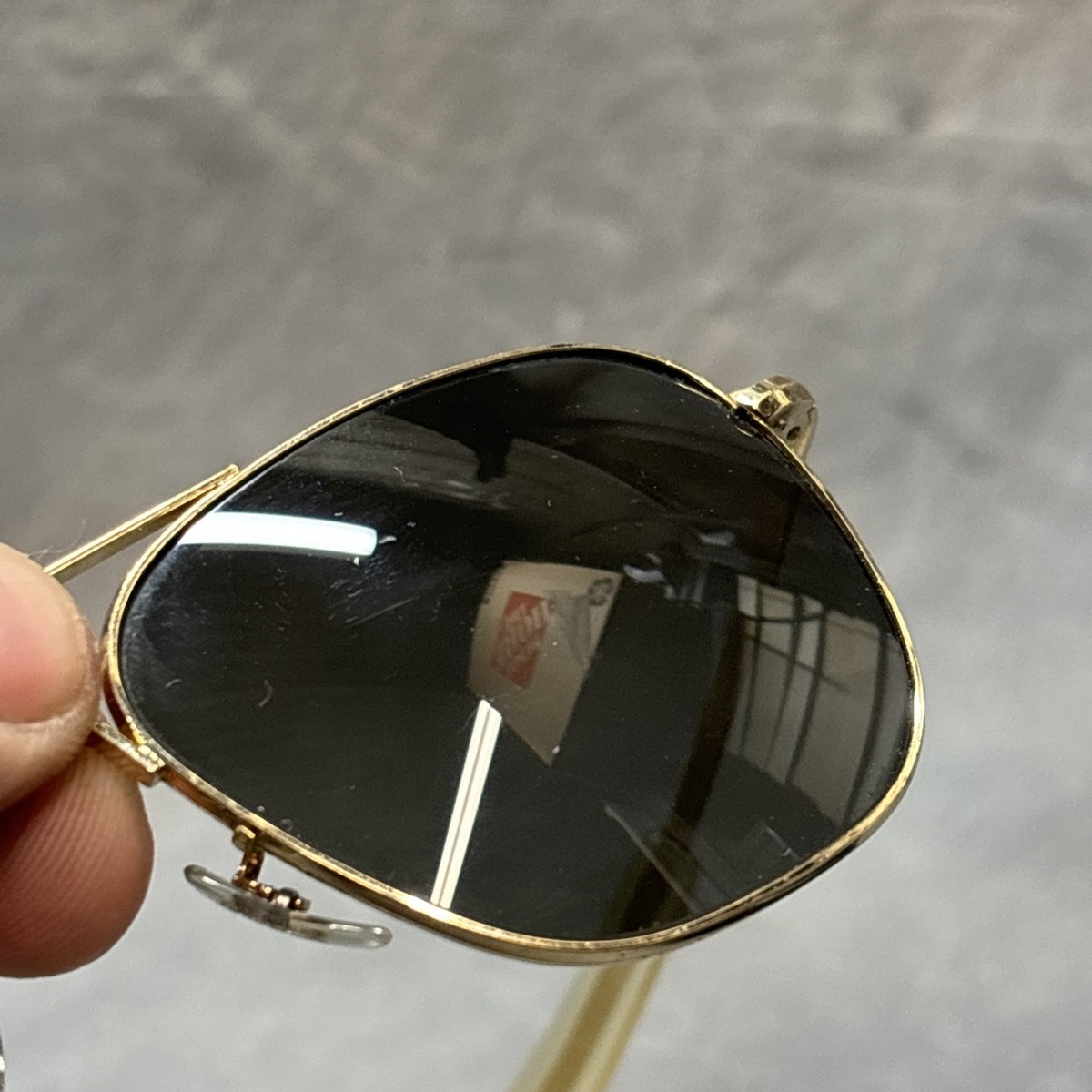 Command Marketing USA 23K Gold Pilot Aviator Sunglasses Minor