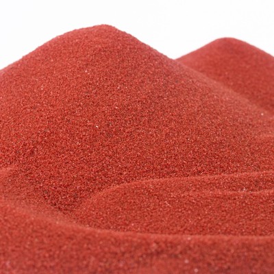 Activa Bright Red Decorative Colored Sand in Resealable Bag, 1lb Fine Grain &...