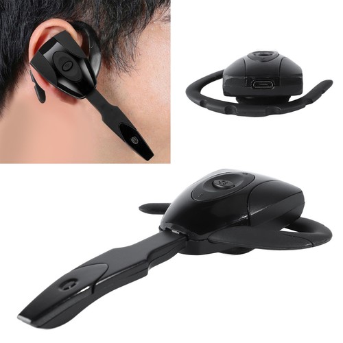 BT Earpiece Single Ear Unique Shape Comfortable Wear Rechargeable Wireless He FY