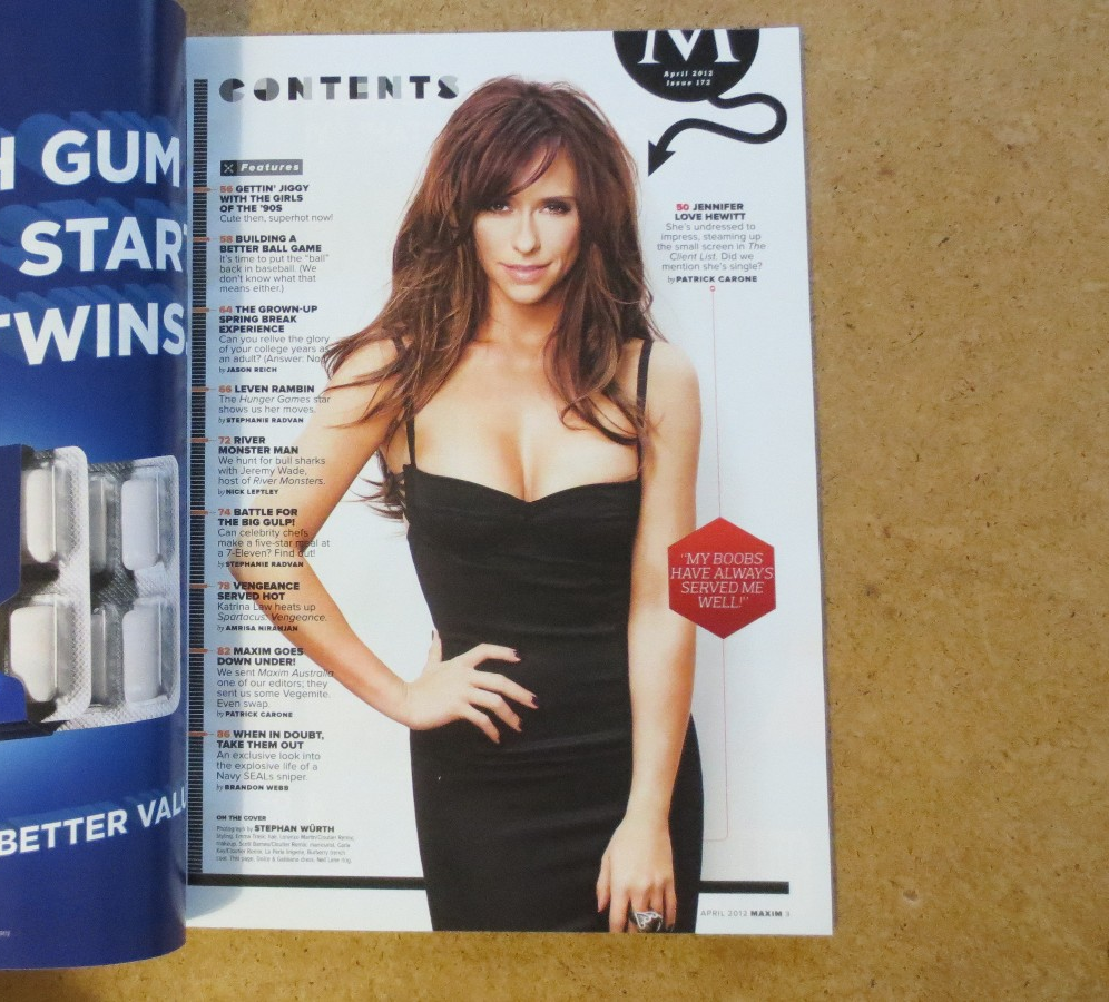 MAXIM magazine Jennifer Love Hewitt - CW Arrow - Katrina Law