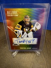Tristan Jarry  2025-26 Upper Deck Allure Color Flow Full Rainbow Auto