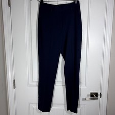 Tahari ASL Women Classic Pant New Navy Blue Trousers PGM007 Size 2