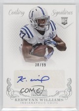 2013 Panini National Treasures Rookie Signatures 38/99 Kerwynn Williams Auto w3h