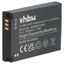 Batería para JVC ADIXXION GC-XA1 Action Cam GC-XA1BE GC-XA1BEU GC-XA1BU 850mAh