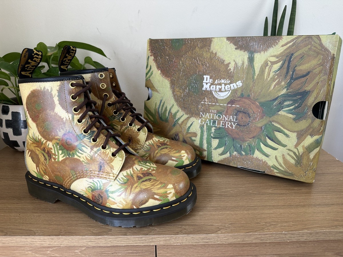 Dr Martens 1460 The National Gallery Sunflower Van Gogh Boots UK