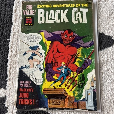 HARVEY COMIC GIANT BLACK CAT #64 1963 - Lee Elias cover 