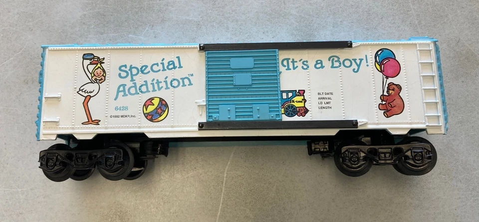K-Line O Gauge Special Addition It's A Boy Box Car K-6428 - Image 2 of 4