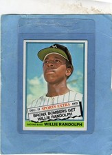 1976 Topps #592T Willie Randolph Traded New York Yankees NrMt-Mt