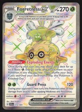 Carta Pokemon Forretress ex Holo 212/091 NM SV: Destino Paldeo