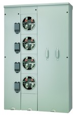 Siemens WP4411RJB 4-Gang 400A 125 Amp RINGLESS HORN BYPASS UNI-PAK Meter Stack