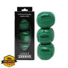 Zeekio Galaxy Juggling Balls Set 3 Green
