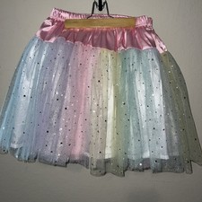 Fun Skirt, Sparkly, Elastic Band Girls XL Age 12/13