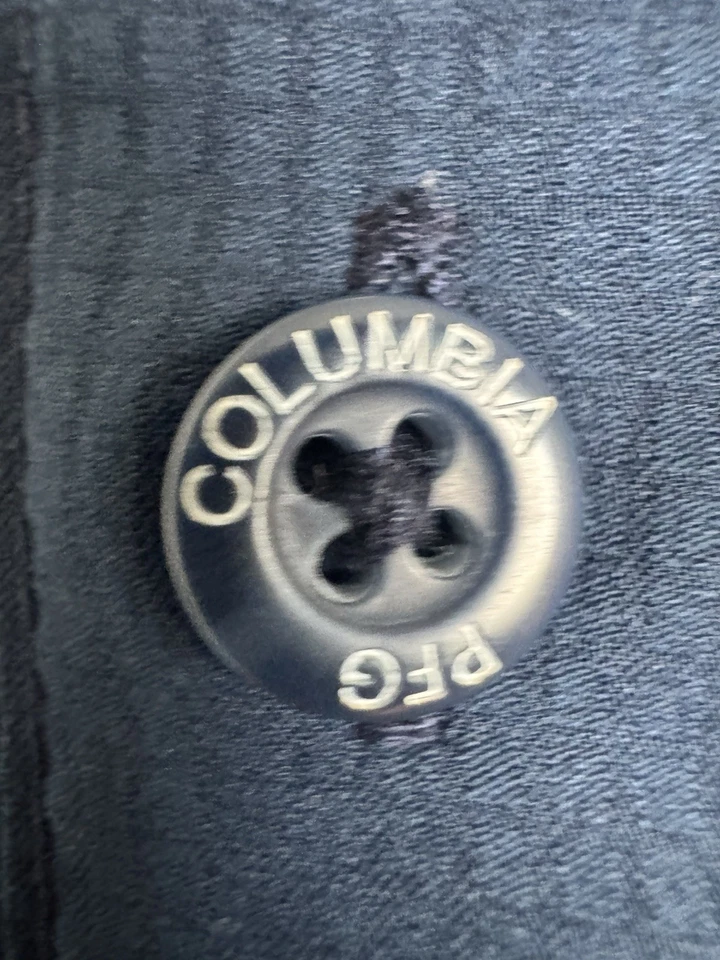 Camisa con botones Columbia para hombre Houston Astros PFG Tamiami talla pequeña azul Foto 4 de 4