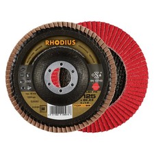 10 X Rhodius Disque à Lamelles Lsk FK Ø 125 MM Grain 60