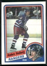 1984-85 Topps #107 Anders Hedberg New York Rangers