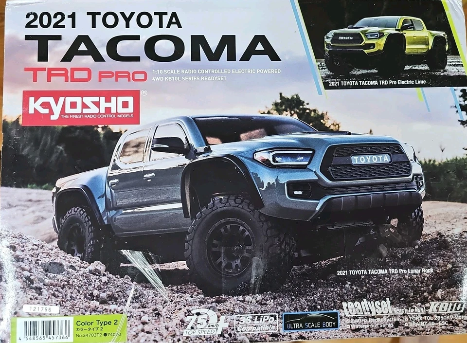 Camión eléctrico 4x4 Kyosho KB10L Toyota Tacoma TRD Pro escala 1/10 [KYO34703T2] Foto 4 de 4